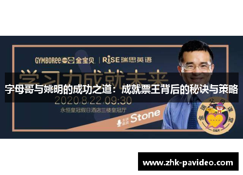 字母哥与姚明的成功之道：成就票王背后的秘诀与策略
